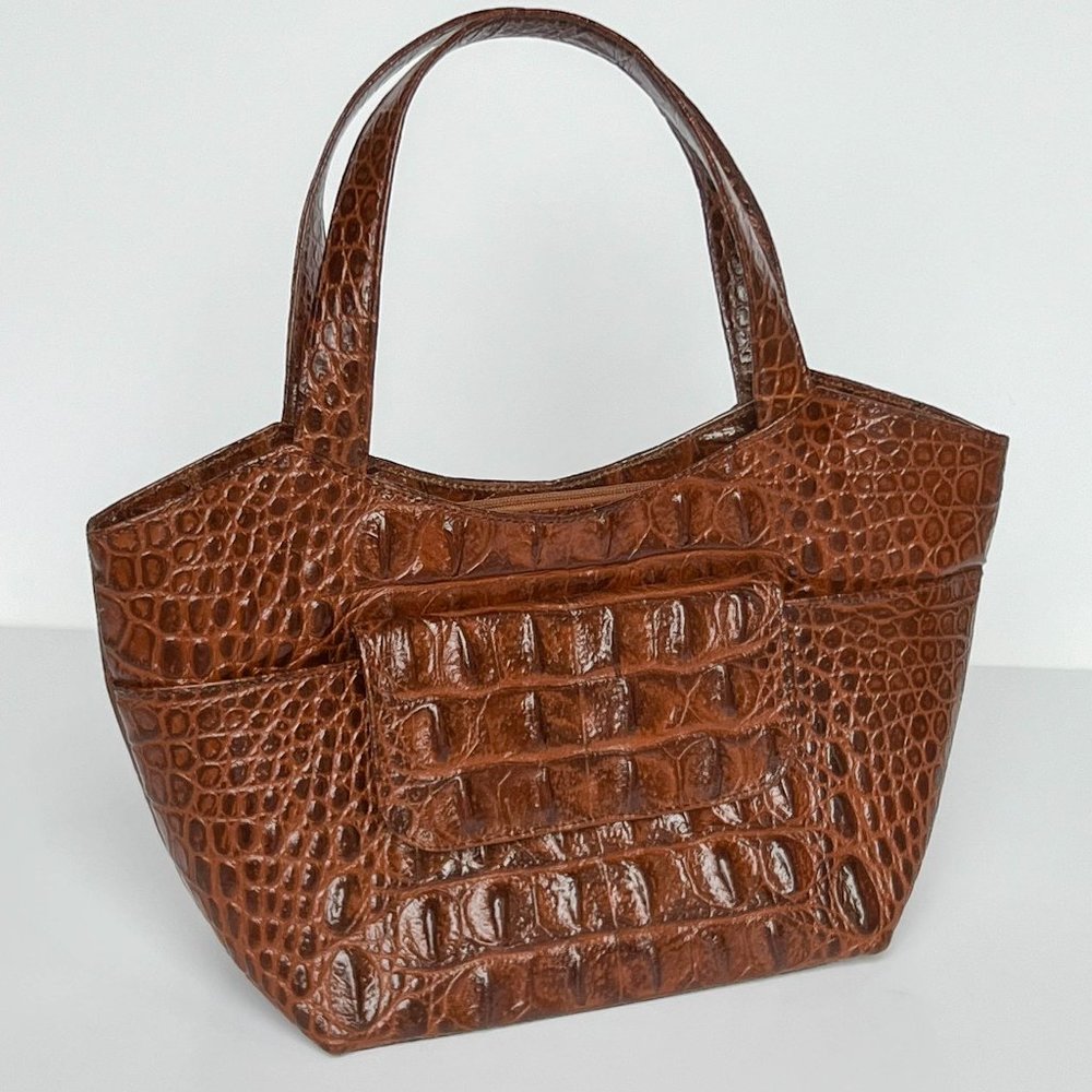 Veari brown crocodile bag